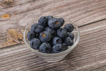 Ripe sweet tasty blueberries heap