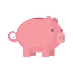 pink piggy bank