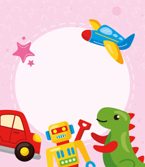 Fototapeta premium car robot dinosaur