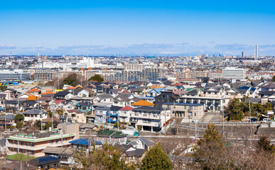 Fototapeta na wymiar 東京　郊外の住宅地