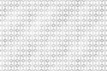 釘抜繋ぎの和柄背景素材　銀色　和紙風テクスチャ　上品　白　幾何学的　日本の伝統的な柄