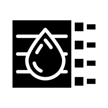 cables for submersed pumps glyph icon vector. cables for submersed pumps sign. isolated contour symbol black illustration