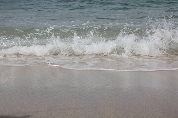 waves on the beach