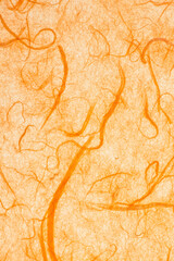 Obraz premium Orange mulberry paper.