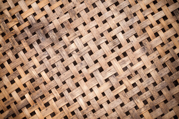 Thai threshing basket background texture.
