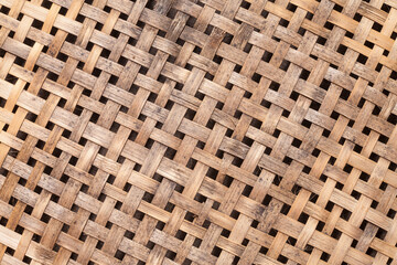 Thai threshing basket background texture.