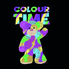 Teddy bear draw. Trend Cute  teddy  bear