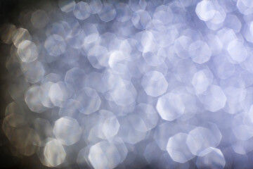 Bokeh lights christmas background.