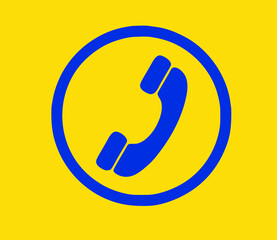 Old telephone, thumbnail, icon.
Flat Vector Drawing, EPS 10.