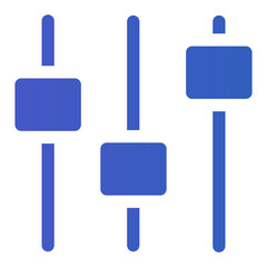 Fototapeta premium equalizer gradient icon