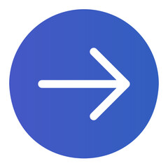 right arrow gradient icon