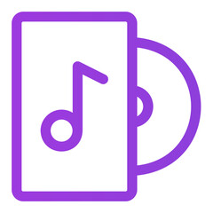 cd burning gradient icon