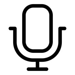 microphone line icon