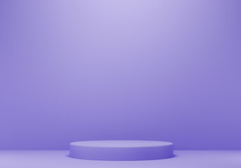 podium background for product presentation.3d illustration