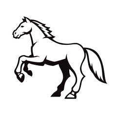 Fototapeta na wymiar Mustang Vector Logo