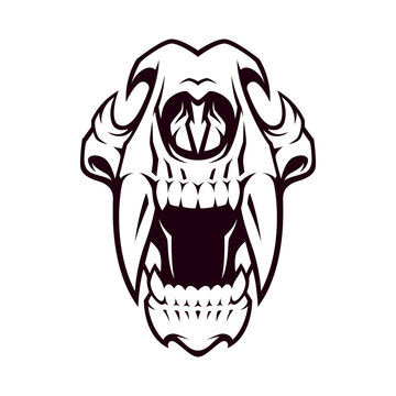 recommend clip art: Saber-Toothed Tiger logo