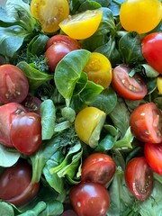 fresh vegetables on the market