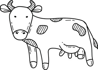 cow cartoon