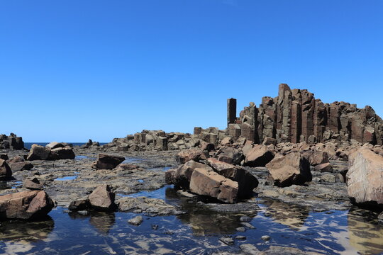 Bombo Headland Quarry Geological Site, Bombo Beach, Kiama, South Coast, NSW Australia