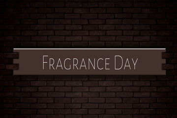 Fototapeta premium March month, day of March. Fragrance Day, on Bricks Background