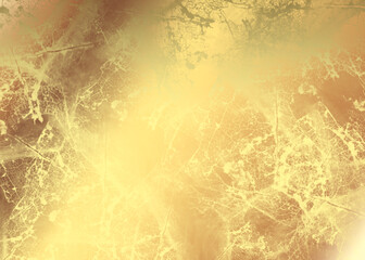 Golden Abstract  decorative paper texture  background  for  artwork  - Illustration