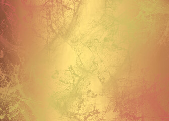 Golden Abstract  decorative paper texture  background  for  artwork  - Illustration