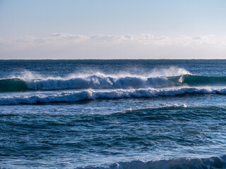 Fototapeta premium south korea in the east sea waves