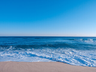 south korea in the east sea waves