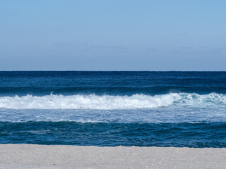 south korea in the east sea waves
