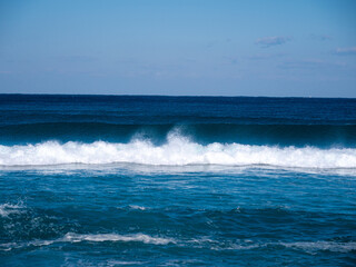 south korea in the east sea waves
