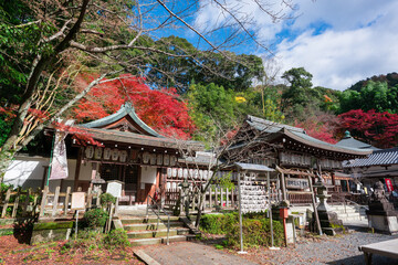 京都　熊野若王子神社（くまのにゃくおうじじんじゃ）の紅葉