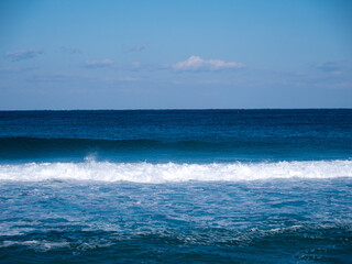 south korea in the east sea waves