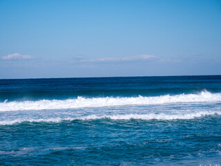 south korea in the east sea waves