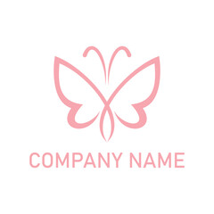 Beautiful butterfly logo design concepts