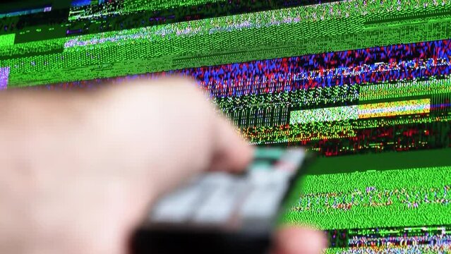 Bad DVB-T signal condition measure, channel name, signal quality and strength generic tv menu while trying to resolve the bad signal reception in picture sound network menu
