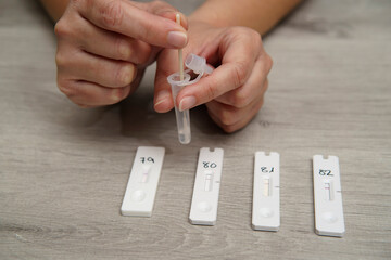 Covid-19 antigen test with negative results