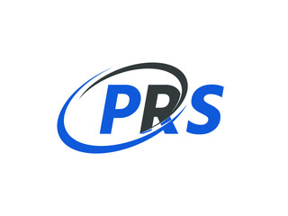 PRS letter creative modern elegant swoosh logo design