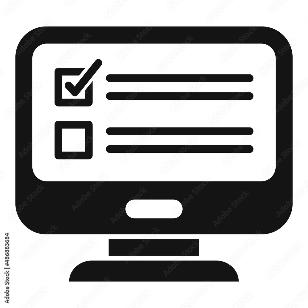 Poster document icon simple vector. paper project