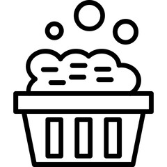 Washing Basket Icon 