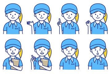 人 シャツ ポロシャツ 襟 帽子 AI 素材 イラスト ベクター