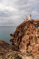 Fototapeta na wymiar Leuchtturm Cabo de Gata