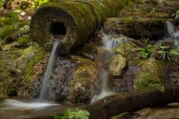 waterfall in the park