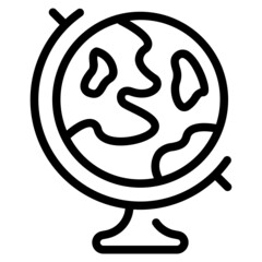 Globe Icon Illustration