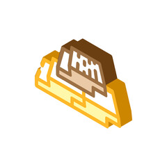 lumber and plywood isometric icon vector. lumber and plywood sign. isolated symbol illustration