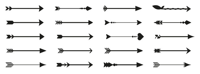 Bow arrows vector icon.