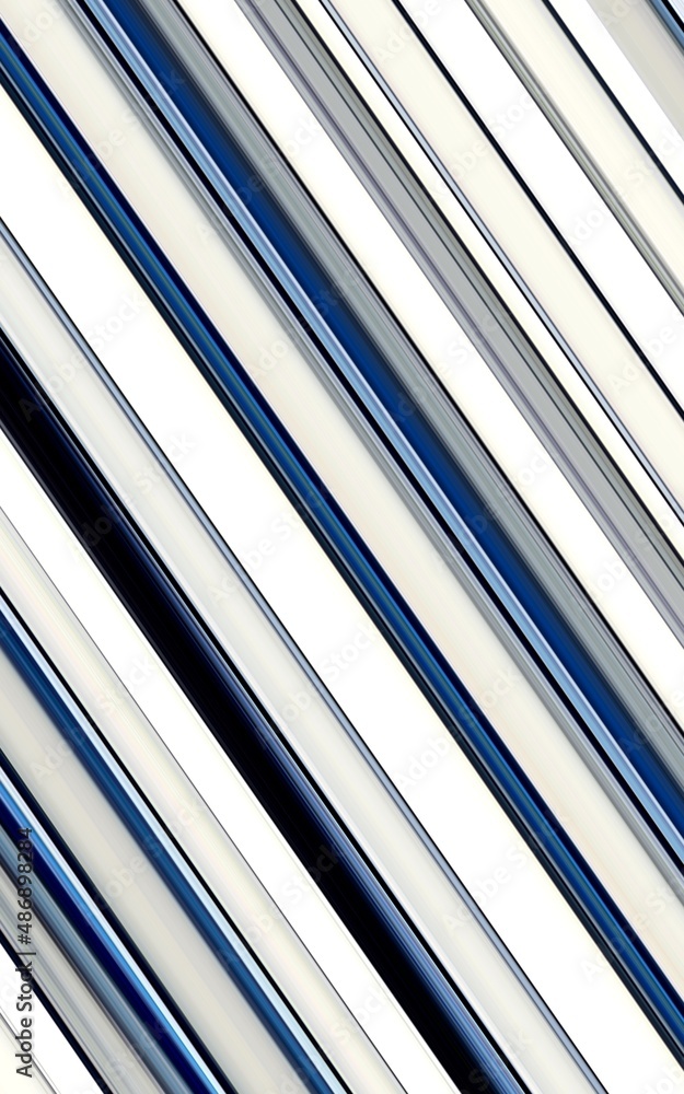Aufkleber pattern and design from stack of 3d cube shapes in white and blue with black edges distorted by patt