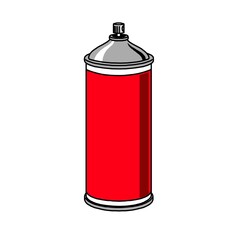Obraz premium bottle spray can vector design