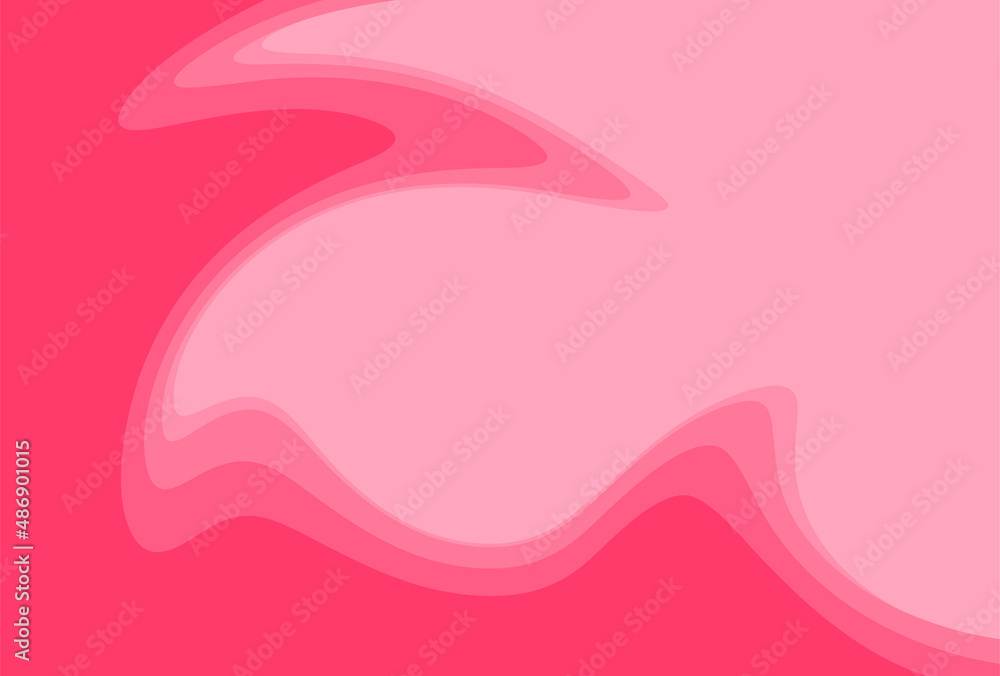 Poster simple background with pink gradient waving lines pattern and some copy space area