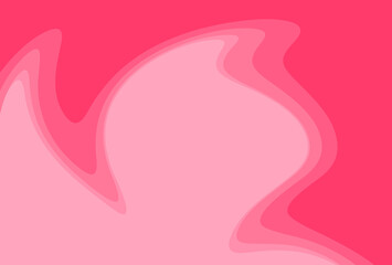 Simple background with pink gradient waving lines pattern and some copy space area