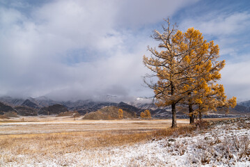 autumn in the mountains